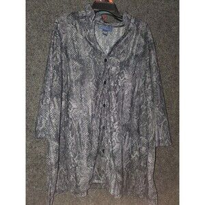 Vintage Venezia Button Up Women's Shirt Sz 26/28